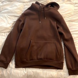 Oversized brown hoodie